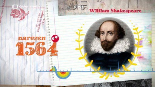 William Shakespeare slaví 460 let